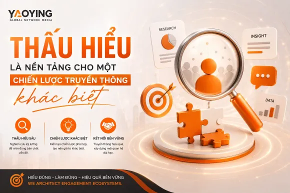 Thấu hiểu là nền tảng cho một chiến lược truyền thông khác biệt